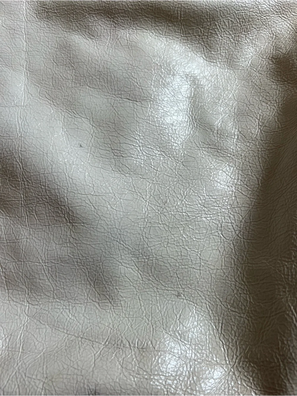 Latico NJ USA Ivory Leather Oversized Slouchy Tote with Floral Lining